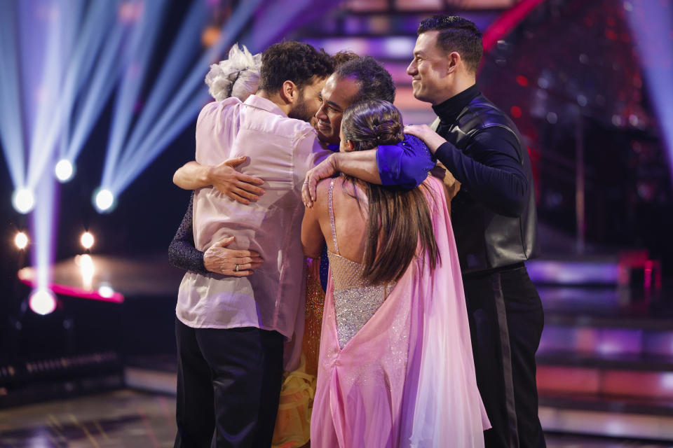 Krishnan Guru-Murthy saying goodbye on Strictly Come Dancing. (BBC/Guy Levy)