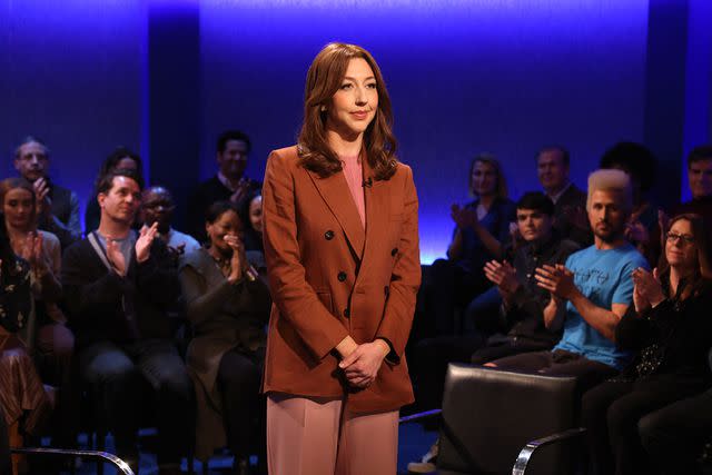 <p>Will Heath/NBC via Getty Images</p> Heidi Gardner as Bobbi Moore on SNL