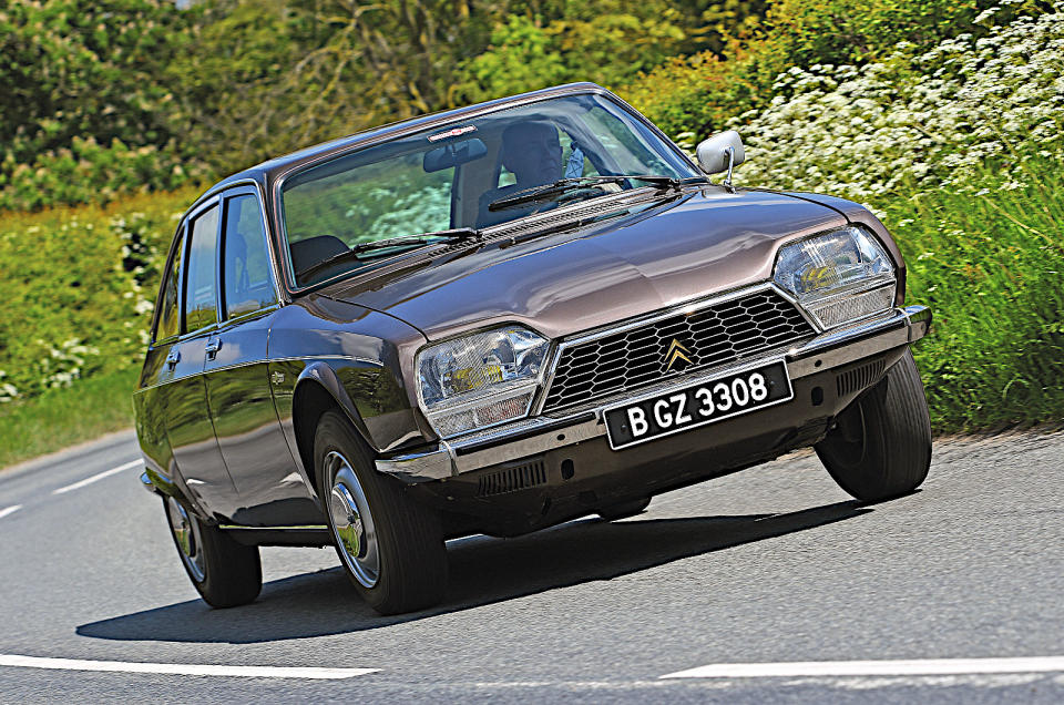 <p>Emboldened by the positive reaction to the M35, Citroën put another Comotor engine (this time with two rotors rather than just one) in the brilliant GS in 1973. Quite apart from the fact that it was vastly more expensive than any other GS, the Birotor guzzled fuel at a phenomenal rate, which was exactly the sort of thing nobody wanted at the start of a global oil crisis.</p><p>Sales were, naturally, pitiful, and the whole project collapsed almost immediately. Citroën used a development of the same engine in – and if you didn’t already know this you certainly won’t be expecting it – a <strong>helicopter</strong>. In 1974, the company collapsed and had to be rescued by <strong>Peugeot</strong>. The GS Birotor wasn’t the sole cause of this, but it didn’t help.</p>