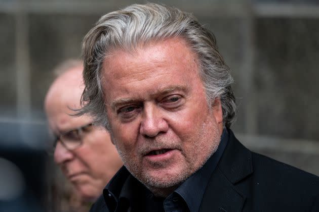 Steve Bannon, a former adviser to former President Donald Trump, was convicted on two counts of criminal contempt of Congress in July. (Photo: David Dee Delgado via Getty Images)