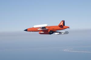 Kratos / USAF BQM-167A AFSAT in Flight with Extremal Mission Payloads.