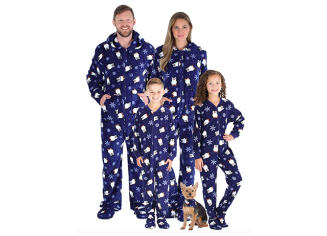 SleepytimePJs Matching Family Penguin Pajamas, chill Penguin