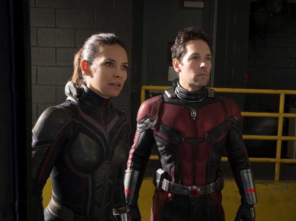 Evangeline Lilly and Paul Rudd in Ant-Man and the Wasp (Marvel Studios)