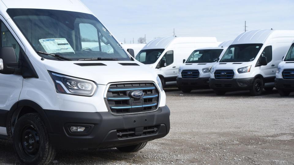 the new e transit is produced at kansas city assembly plant first us plant to assemble both batteries and all electric vehicles in