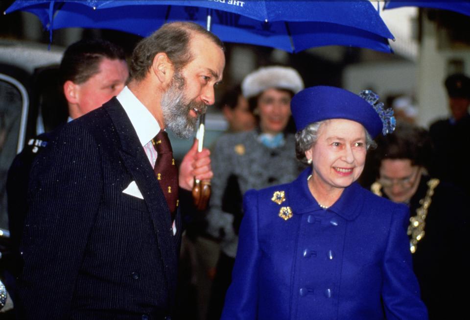 GREAT BRITAIN - JANUARY 01:  Queen Elizabeth II and Prince Michael of Kent  (Photo by Tim Graham Photo Library via Getty Images)