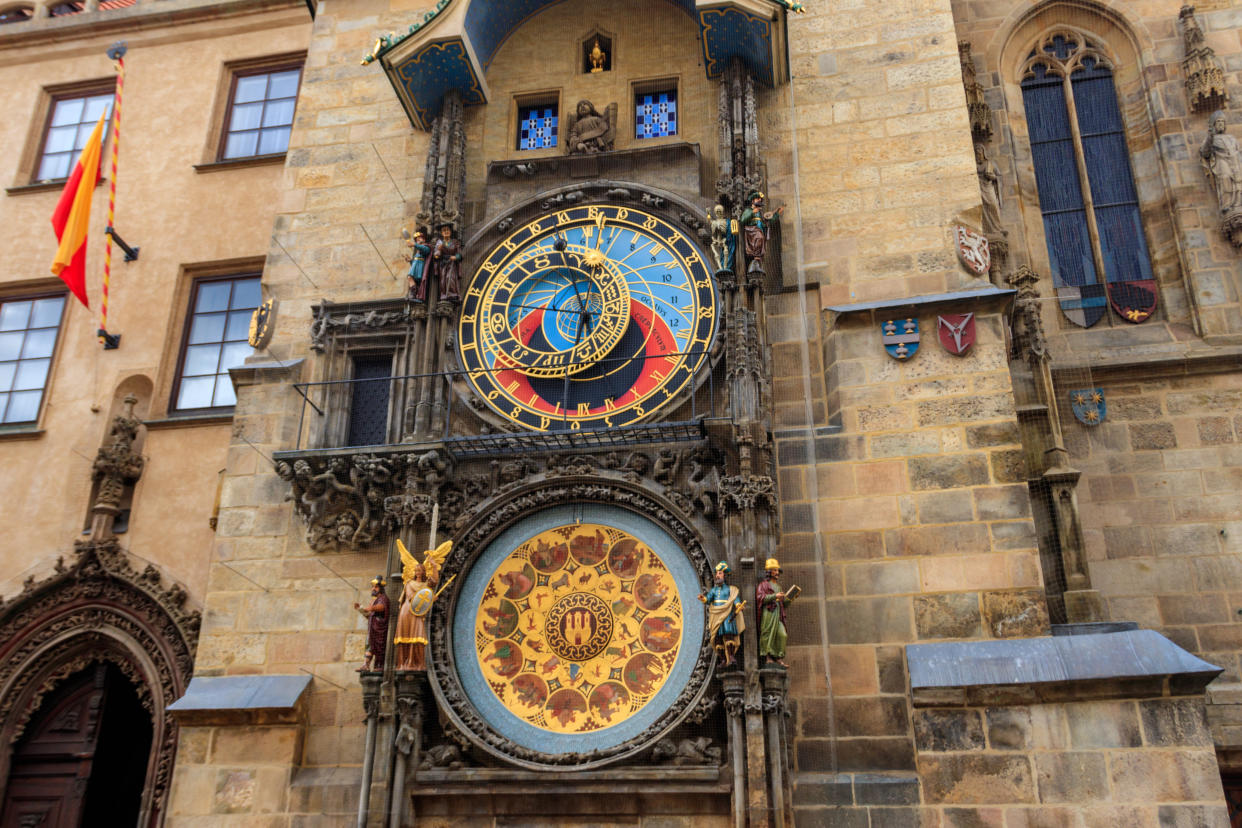 El reloj astronómico de Praga, en la ciudad vieja. Foto: Getty Commercial