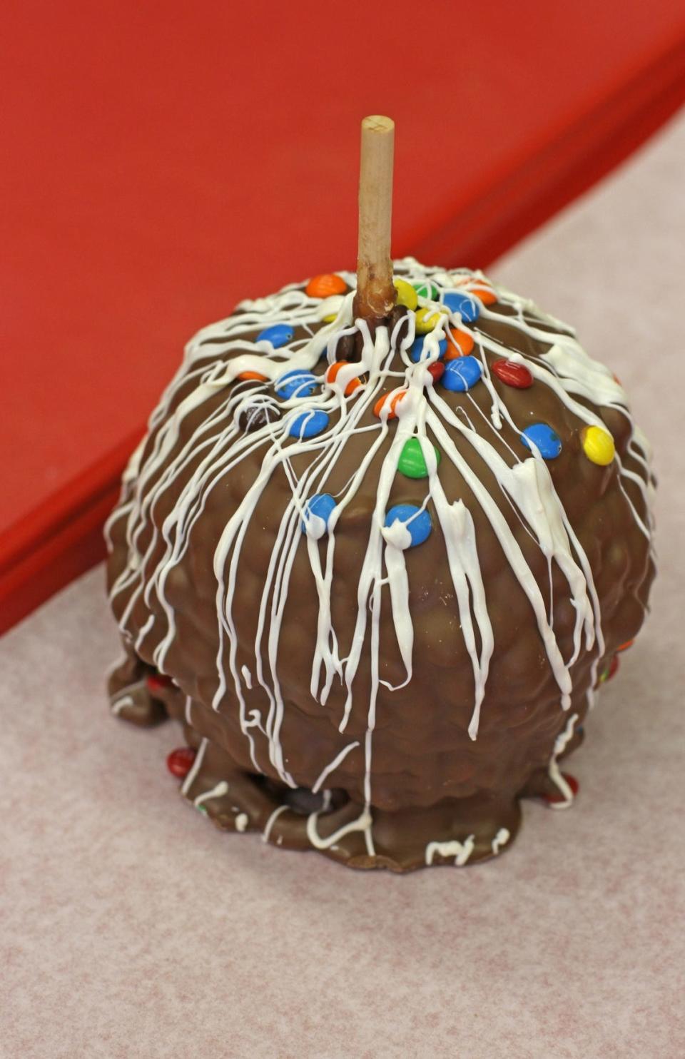 Jaswell Farm in Smithfield is the stop for not just produce but also their gigantic gourmet apples covered in chocolate and caramel.