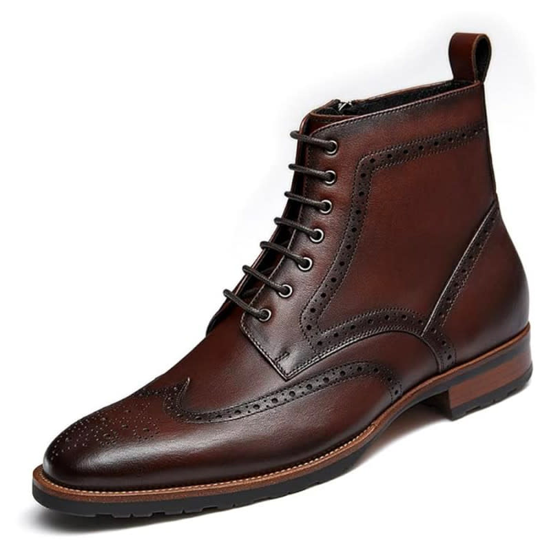 <p>Courtesy of Amazon</p><p>These chocolate brown boots from Dockorio feature an inside zip for easy access, a lug sole, and a handsome wingtip detail across the front. Available in three colors, this style is exactly what a fall boot should look like, and they're perfect for rocking a few times a week.</p><p><strong>What Customers Say:</strong> Although these have fewer total ratings than other boots, reviewers note how surprised they’ve been by how comfortable these boots are. <a href="https://clicks.trx-hub.com/xid/arena_0b263_mensjournal?q=https%3A%2F%2Fwww.amazon.com%2Fgp%2Fcustomer-reviews%2FR2PQS0UDI2WCC1%3FlinkCode%3Dll2%26tag%3Dmj-yahoo-0001-20%26linkId%3D0280c2f64b1d206a3e5912f3dd4b6b69%26language%3Den_US%26ref_%3Das_li_ss_tl&event_type=click&p=https%3A%2F%2Fwww.mensjournal.com%2Fstyle%2Famazon-prime-day-october-2023-boots-deals%3Fpartner%3Dyahoo&author=Anthony%20Mastracci&item_id=ci02cb8902b0002758&page_type=Article%20Page&partner=yahoo&section=hiking%20boots&site_id=cs02b334a3f0002583" rel="nofollow noopener" target="_blank" data-ylk="slk:One customer;elm:context_link;itc:0;sec:content-canvas" class="link ">One customer</a> said they might even buy a second pair because of how much they look like an exponentially more expensive pair of Allen Edmonds boots. </p><p>[$79 (was $98); <a href="https://clicks.trx-hub.com/xid/arena_0b263_mensjournal?q=https%3A%2F%2Fwww.amazon.com%2FDockorio-Casual-Oxford-Boots-Chukka%2Fdp%2FB0B2ZQQPVH%3FlinkCode%3Dll1%26tag%3Dmj-yahoo-0001-20%26linkId%3D3348bd33bc65034e8b8f43ab2b77312b%26language%3Den_US%26ref_%3Das_li_ss_tl&event_type=click&p=https%3A%2F%2Fwww.mensjournal.com%2Fstyle%2Famazon-prime-day-october-2023-boots-deals%3Fpartner%3Dyahoo&author=Anthony%20Mastracci&item_id=ci02cb8902b0002758&page_type=Article%20Page&partner=yahoo&section=hiking%20boots&site_id=cs02b334a3f0002583" rel="nofollow noopener" target="_blank" data-ylk="slk:amazon.com;elm:context_link;itc:0;sec:content-canvas" class="link ">amazon.com</a>]</p>