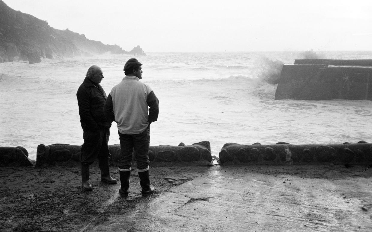 The wreck of the Union Star in 1981, one day after the Penlee disaster - Mirrorpix