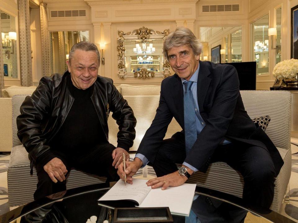 Pellegrini has signed a three-year deal (West Ham United FC)