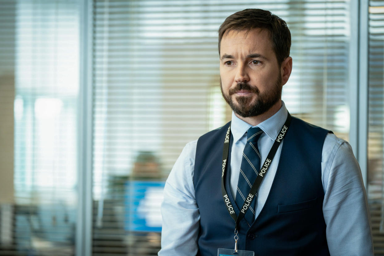 Martin Compston as DI Steve Arnott in Line Of Duty.