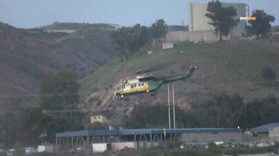 A Los Angeles County Sheriff’s deputy was airlifted to the hospital after being found in "medical distress" in Palmdale on Sept. 16, 2023. (RMG)