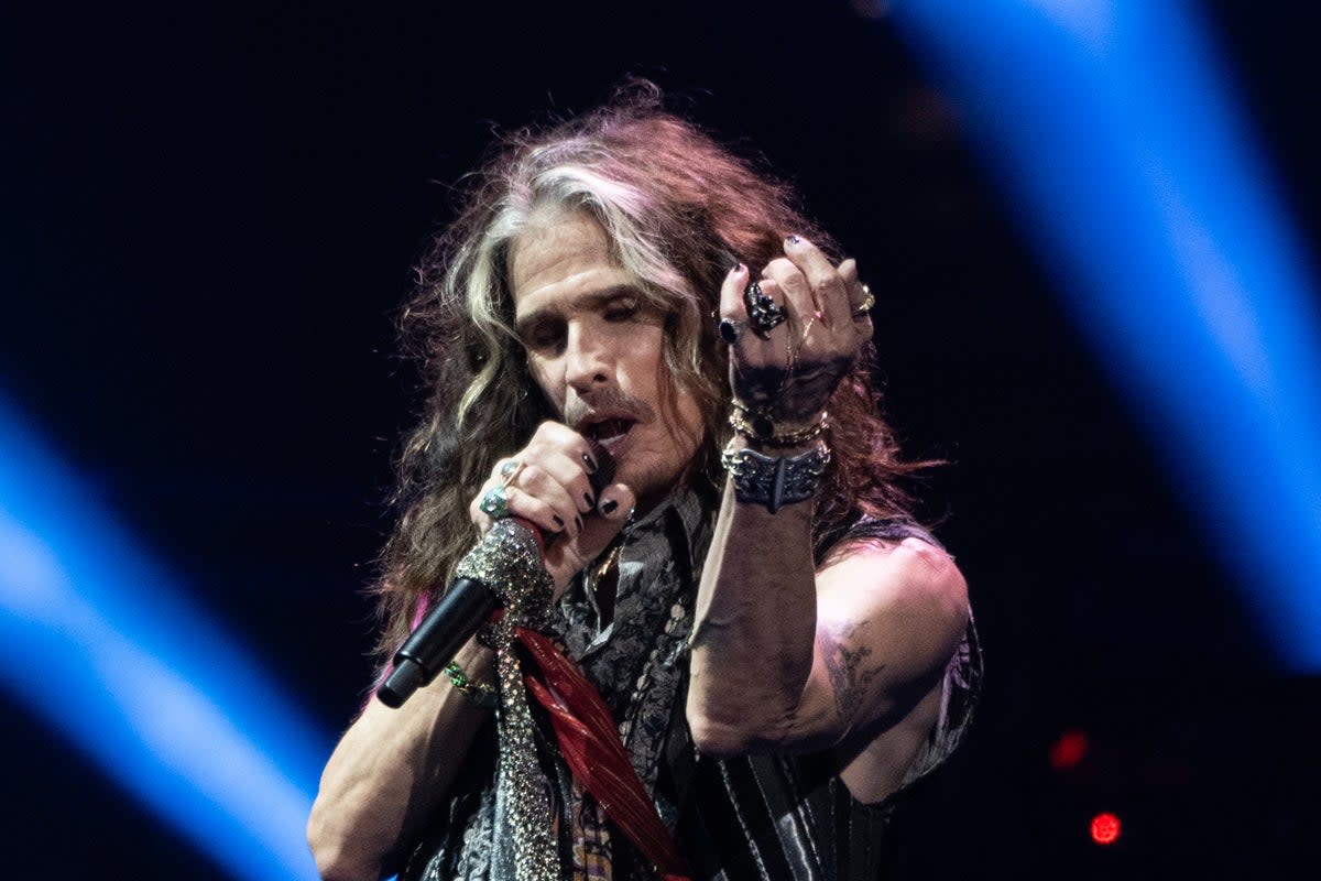 Steven Tyler of Aerosmith performing in September 2023 (Getty Images)