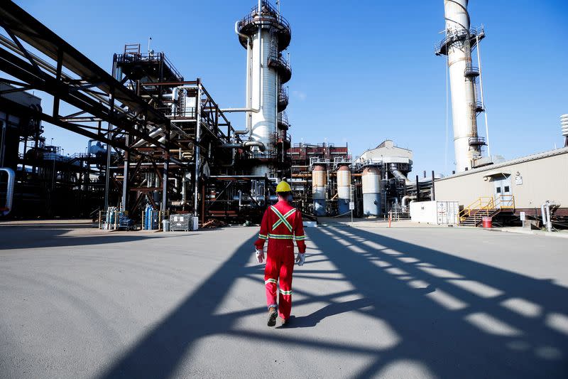 FILE PHOTO: A Carbon Capture and Storage (CCS) facility in Fort Saskatchewan