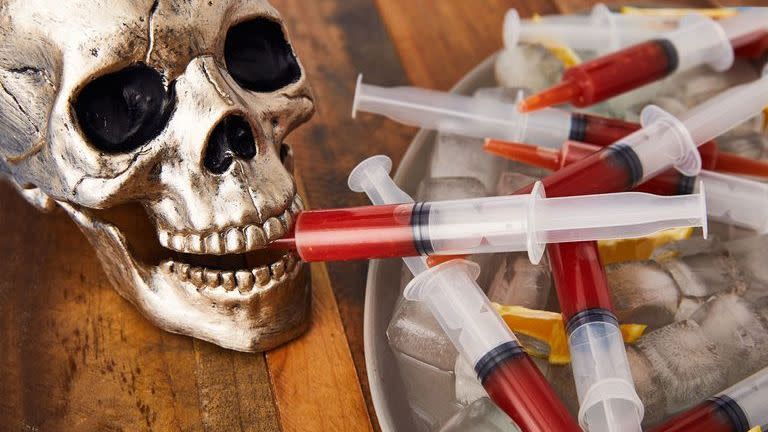 blood syringe halloween treat recipe