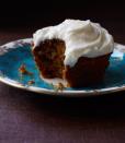 <p>For the ultimate easy Halloween dessert, take a can of pure pumpkin and turn it into a batch of moist and creamy cupcakes.</p><p><em><a href="https://www.goodhousekeeping.com/food-recipes/a11921/pumpkin-spice-cupcakes-orange-sour-cream-frosting-recipe-124672/" rel="nofollow noopener" target="_blank" data-ylk="slk:Get the recipe for Pumpkin Spice Cupcakes with Orange Sour Cream Frosting »;elm:context_link;itc:0;sec:content-canvas" class="link ">Get the recipe for Pumpkin Spice Cupcakes with Orange Sour Cream Frosting »</a></em> </p>