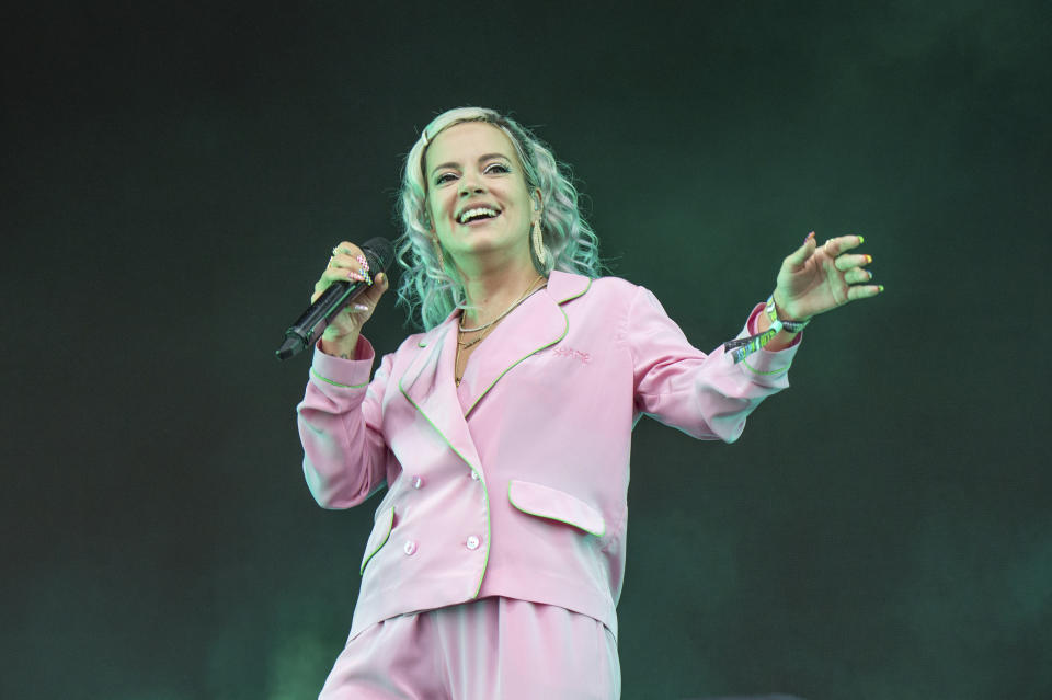 Lily Allen performs on day one of the Austin City Limits Music Festival's second weekend on Friday, Oct. 12, 2018, in Austin, Texas. (Photo by Amy Harris/Invision/AP)