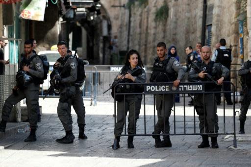 Two police killed near Jerusalem holy site, attackers shot dead