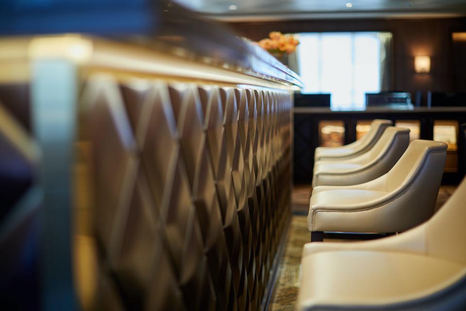 close up of chairs at the coffee shop