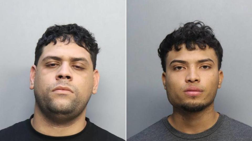 Julio Cesar Hernandez-Montero, 28, (left) and Yurwin Salazar-Maita, 23, are accused of killing 43-year-old José Luis Sánchez Valera on Nov. 28, 2023.