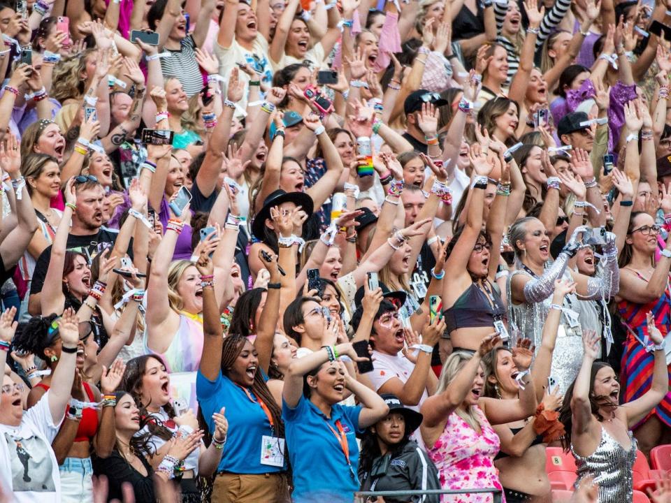 Taylor Swift fans and the Eras tour in Denver on July 14.