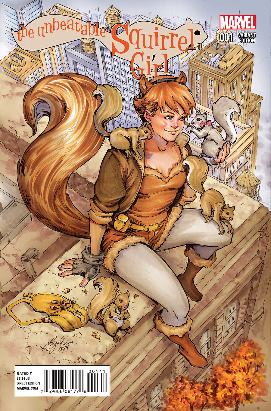 Squirrel Girl o la Chica Ardilla también es producto de la mente de Marvel Comics.