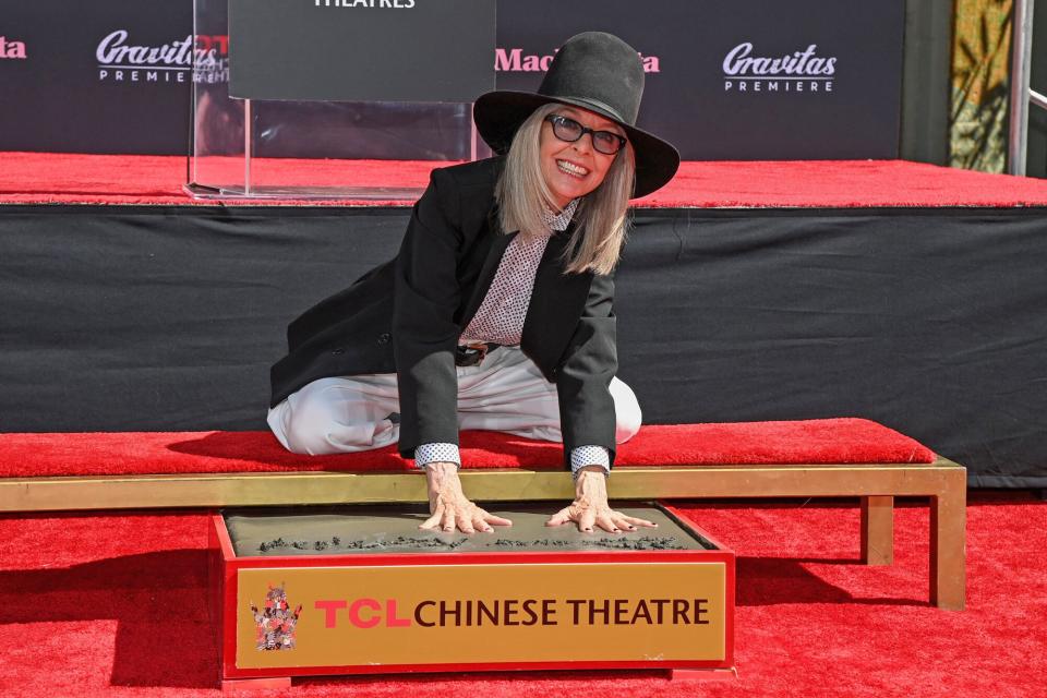 Diane Keaton Diane Keaton Hand Imprinting, Los Angeles, California, USA - 11 Aug 2022