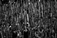 <p>The crowd cheers as President Obama takes the stage at the Democratic National Convention Wednesday, July 27, 2016, in Philadelphia, PA. (Photo: Khue Bui for Yahoo News)</p>