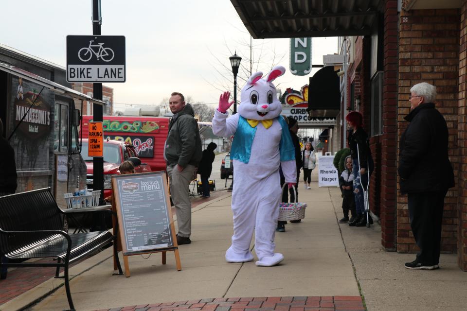 The Easter bunny was spotted downtown Sturgis, greeting children and handing out candy-filled plastic eggs. Sturgis downtown businesses celebrated the winding down of winter Friday, March 24, 2023, with the annual "Winter Wine Down" event.