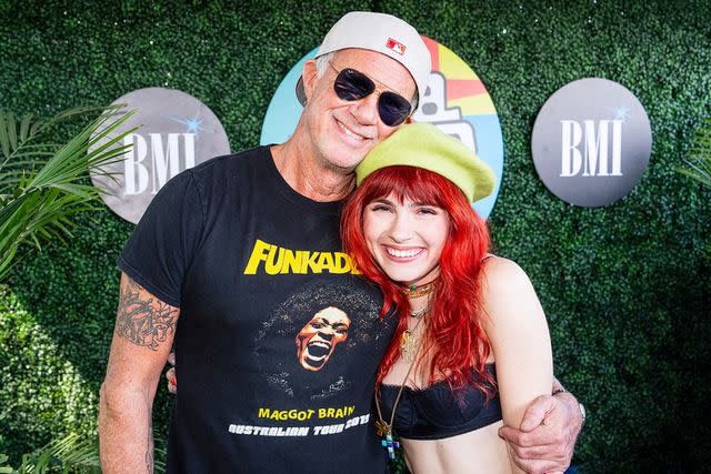 <p>Erika Goldring/BMI</p> Chad Smith and daughter Ava Maybee