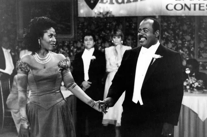 Jo Marie Payton and Reginald VelJohnson in a 1990 episode of "Family Matters."