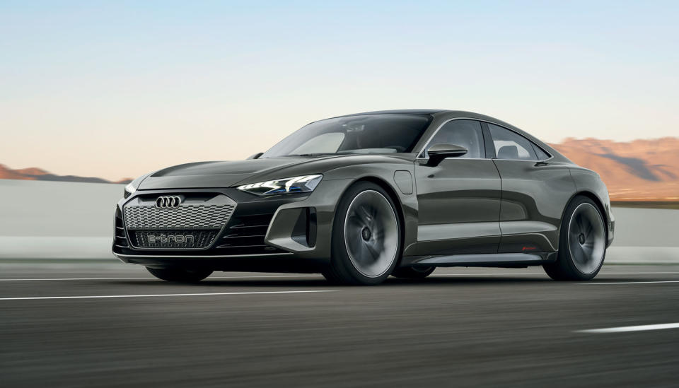 Audi's pure electric E-Tron GT is beautiful and fast