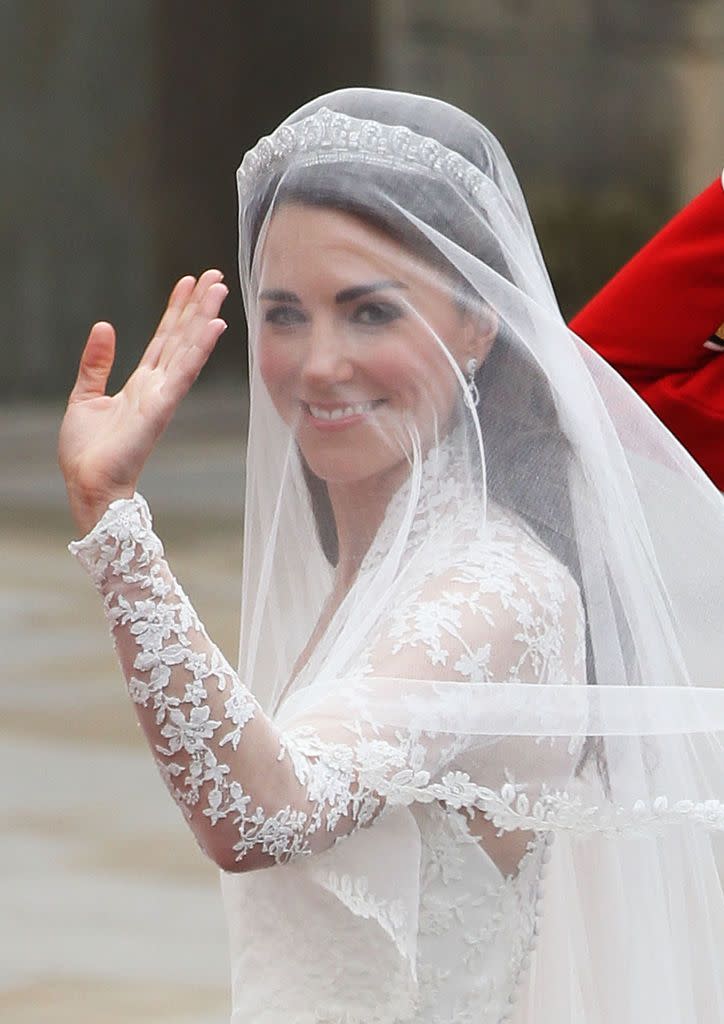 Kate was the oldest royal bride in history at that time.