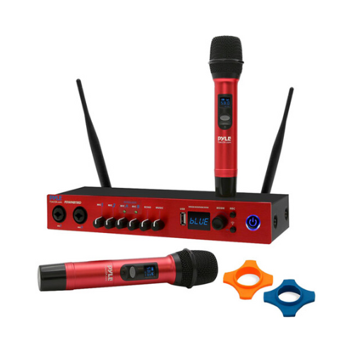 Pyle Pro UHF 2 Channel Wireless Handheld Microphone System