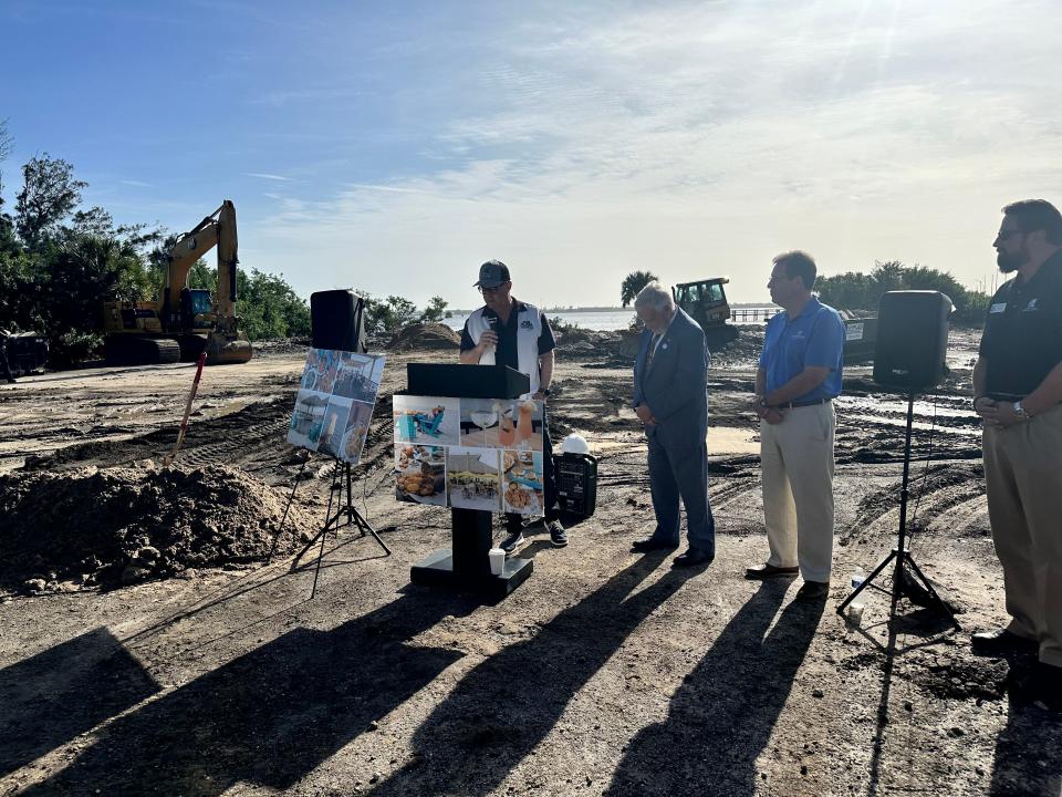 Whiskey Joe's Bar & Grill will be at 500 Tamiami Trail, Port Charlotte. An estimated opening date was not provided, but a groundbreaking ceremony took place Jan. 10.