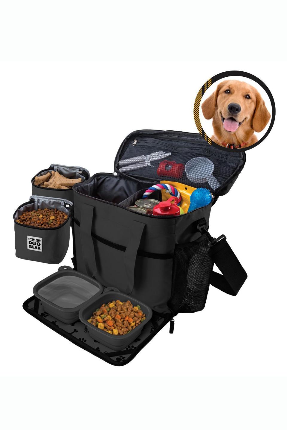 Organize Your Supplies in a Dog Gear Travel Bag