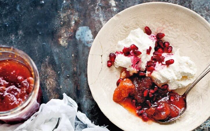 A rich jam of juicy pomegranate and sweet figs - Laura Edwards 