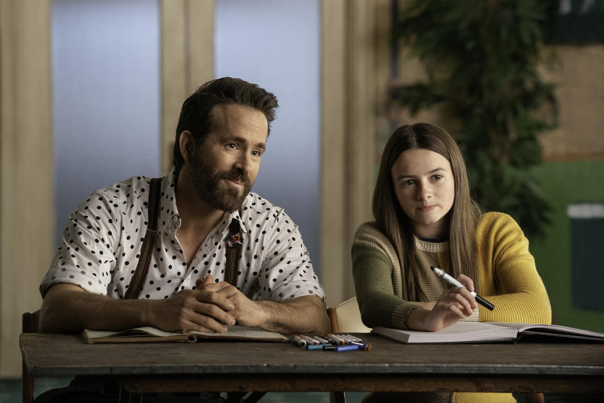 Ryan Reynolds y Cailey Fleming protagonizan 'Amigos imaginarios', la nueva película de John Krasinski (Jonny Cournoyer/Paramount Pictures)
