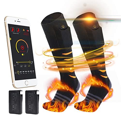 1) Electric Heated Socks With App And Remote Control