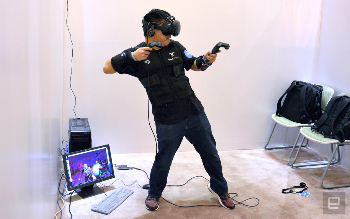 bHaptics' TactSuit is VR haptic feedback done right