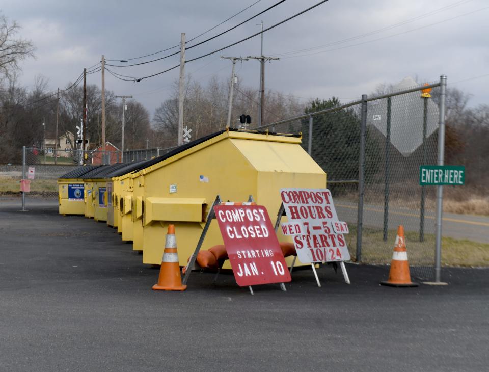 Nimishillen Township trustees have removed the recycling bins at 4915 N. Nickel Plate St. due to the changes to the township's yard waste site. The recycling site has been merged with the Louisville City recycling site on state Route 44.