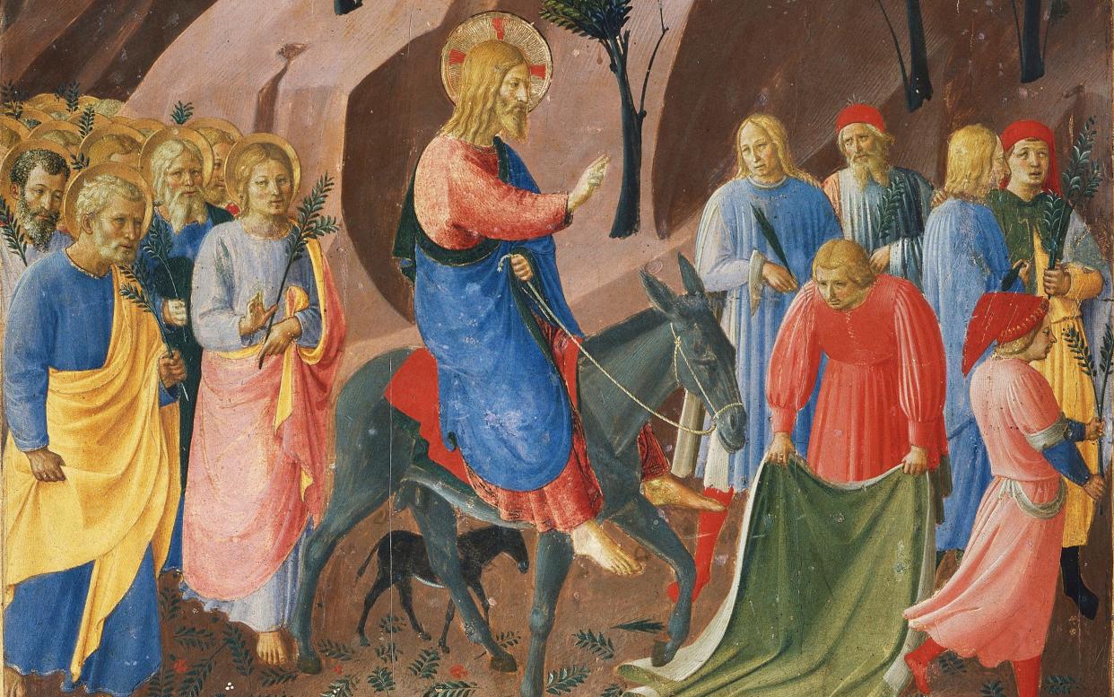 Christ's entry into Jerusalem by Fra Angelico (1453) - Luisa Ricciarini/Bridgeman