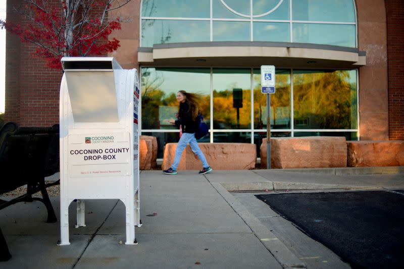 FILE PHOTO: Polling security measures ramped up ahead of midterms in Arizona