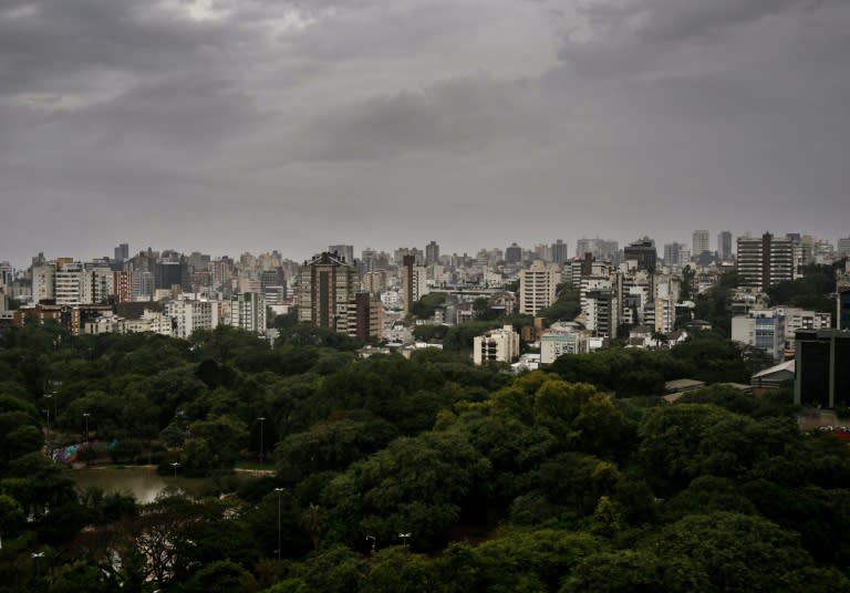 Residents of the state of Rio Grande do Sul, with capital Porto Alegre pictured here, are bracing for more heavy rainfall (Nelson ALMEIDA)