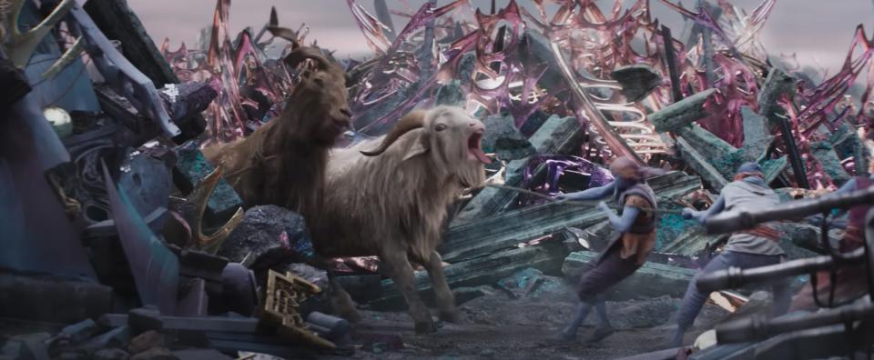 Thor: Love and Thunder goats