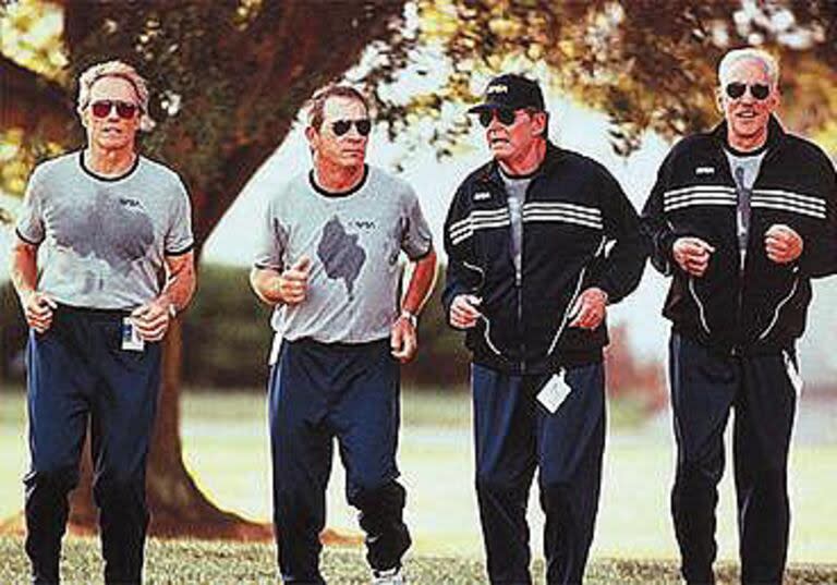 Clint Eastwood, Tommy Lee Jones, James Garner y Donald Sutherland