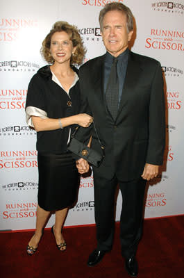 Annette Bening and Warren Beatty at the Los Angeles premiere of TriStar Pictures' Running With Scissors