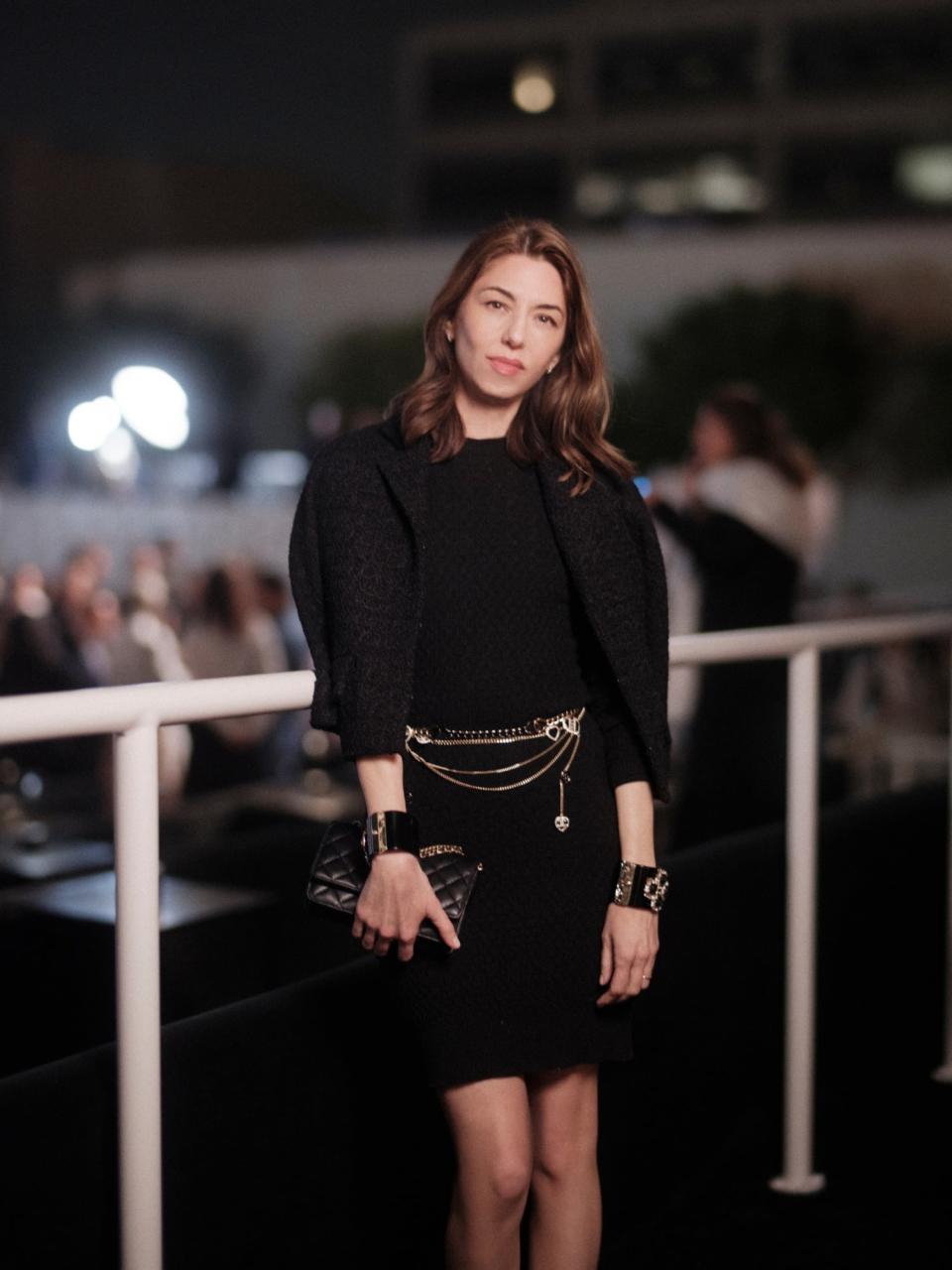 Sofia Coppola at Chanel Cruise 2023/24 collection. (PHOTO Chanel)