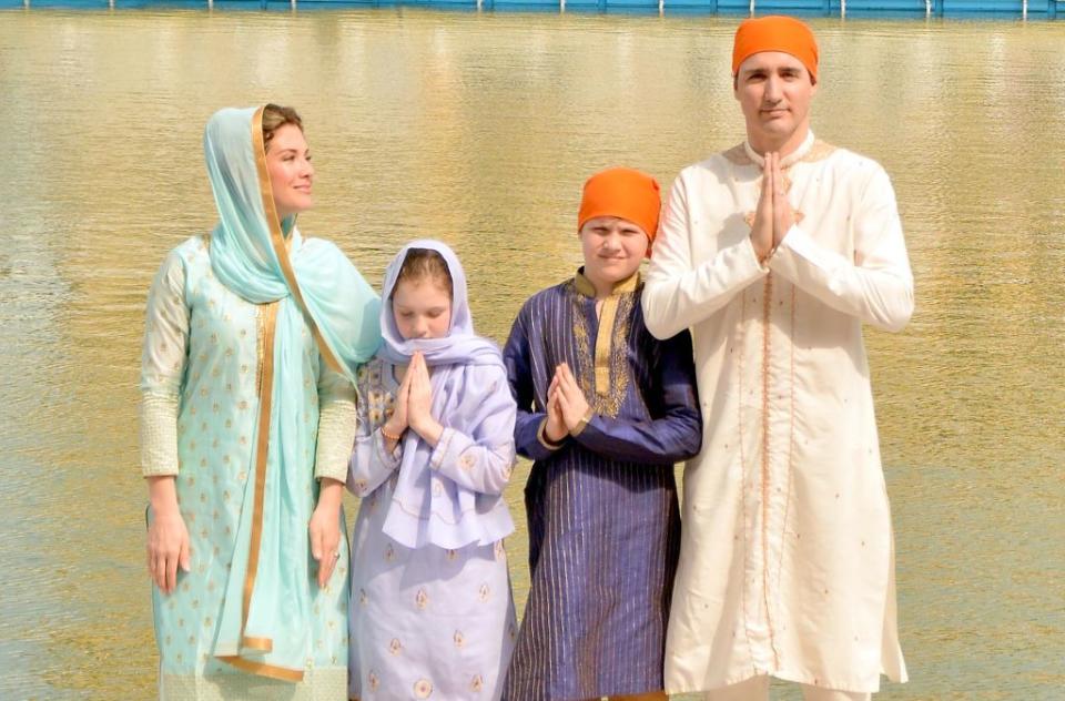 Has the Trudeau family gone too far with their attire? <em> (Photo: Getty)</em>