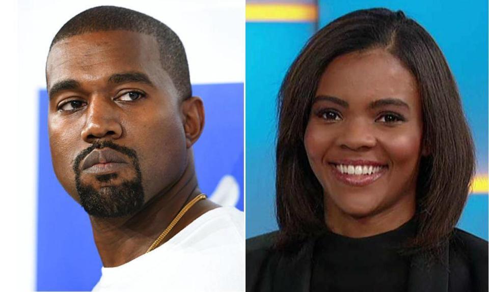 Kanye West and Candace Owens (Getty/Fox)